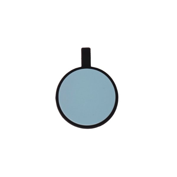 placa hueso para collar de perro blanca copy