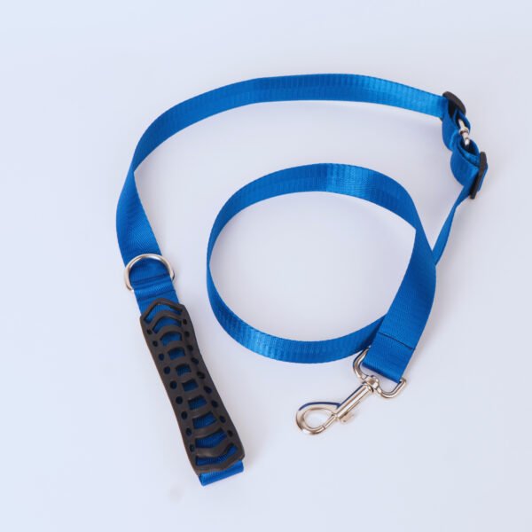 tiro de paseo regulable azul