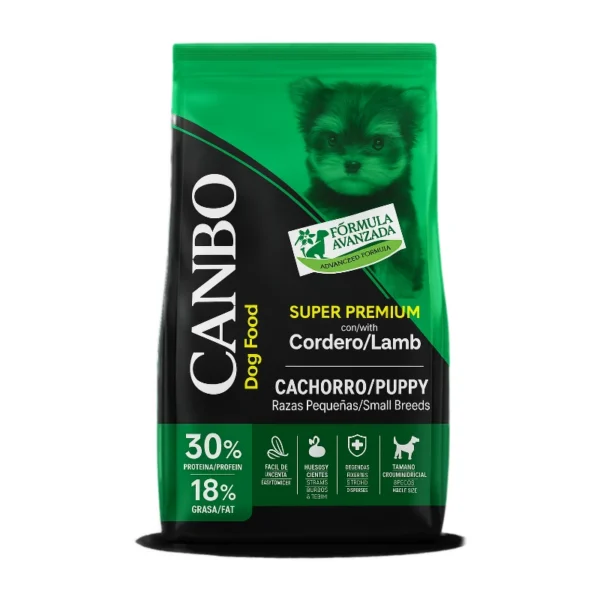 canbo super premium cordero cachorros