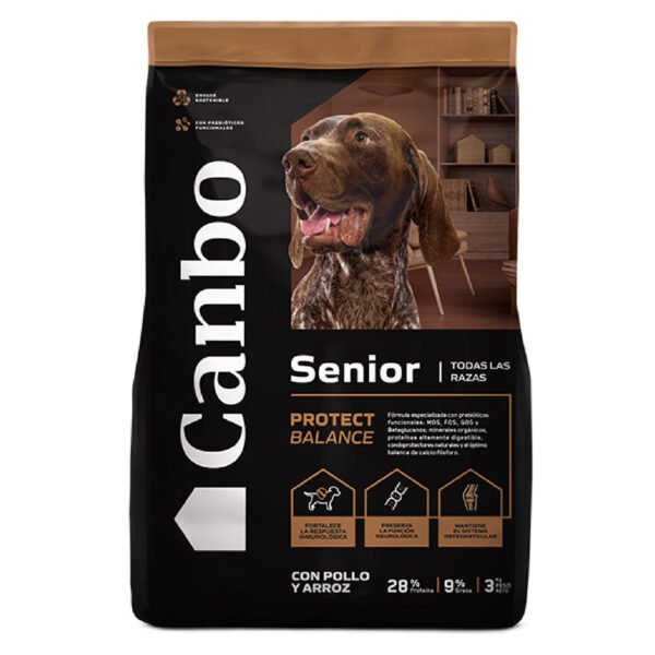 canbo con pollo y arroz 15kg adultos