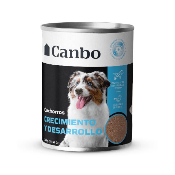 canbo pate en lata crecimiento y desarrollo cachorros